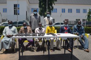 The eight (8) suspects indicted for the kidnap and murder of the late Pa Dariye