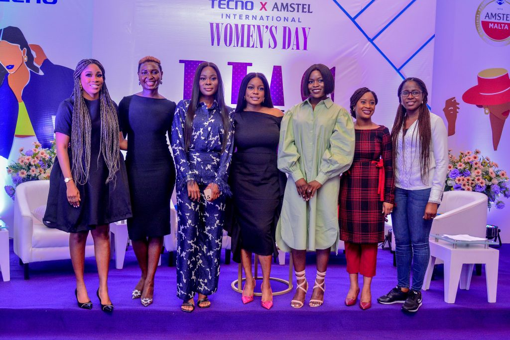 2. L-R Seun Badmum, Ife Agoro, Tosin Oyetade, Arese Ugwu, Tobi Obawede, Aminah Jagun