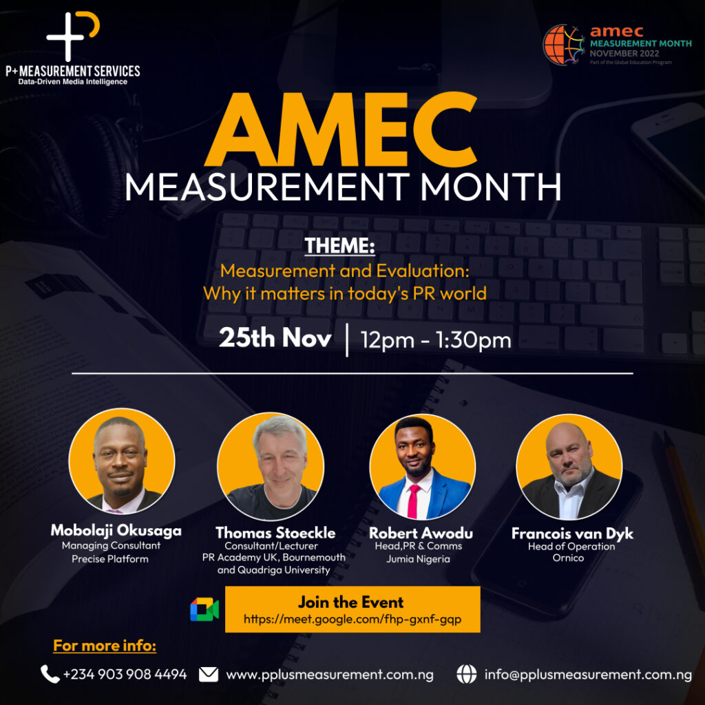 Measurement and Evaluation Why it matters in todays PR world (1)