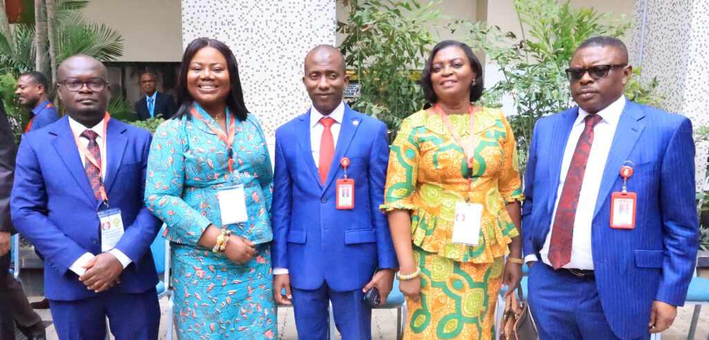 FROM Left SAMPSON KWAKWA, MAAME YAA TIWAA ADDO DANDUAH, ABDULKARIM CHUKKOL,REGINA ANTWIWAAH TENGEY,Dr GEORGE EKPUNGU