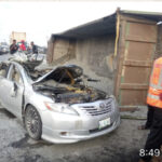 DEADLY CRASH AND FIRE INCIDENT ROCKS LAGOS ROAD, CLAIMS LIVES AND PROPERTY