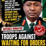 Don’t Wait for Orders, Shoot Bandits On Sight! If You Refuse, We Will Treat You Like a Bandit — Defence Minister Warns Troops
