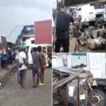 LASTMA RESCUES FIVE AS 40-FOOT TRUCK RAMS TWO BUSES AT BERGER-KARA BRIDGE